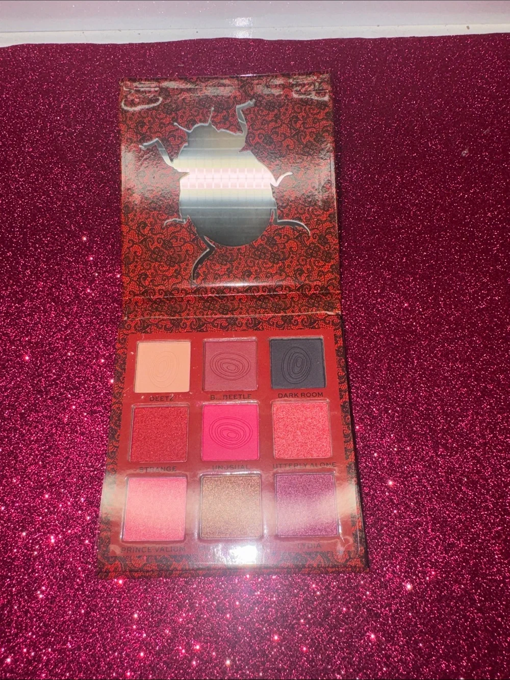 Beetlejuice x revolution eye shadow palette